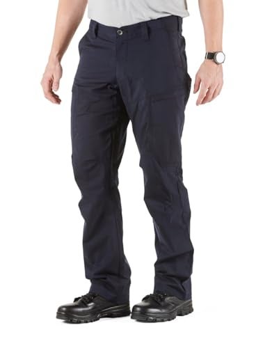 5.11 Tactical Men's Apex Pants, Regular Fit, Gusseted, 10 Pockets, Style 74434, Dark Navy 2, 40W x 30L - Image 2