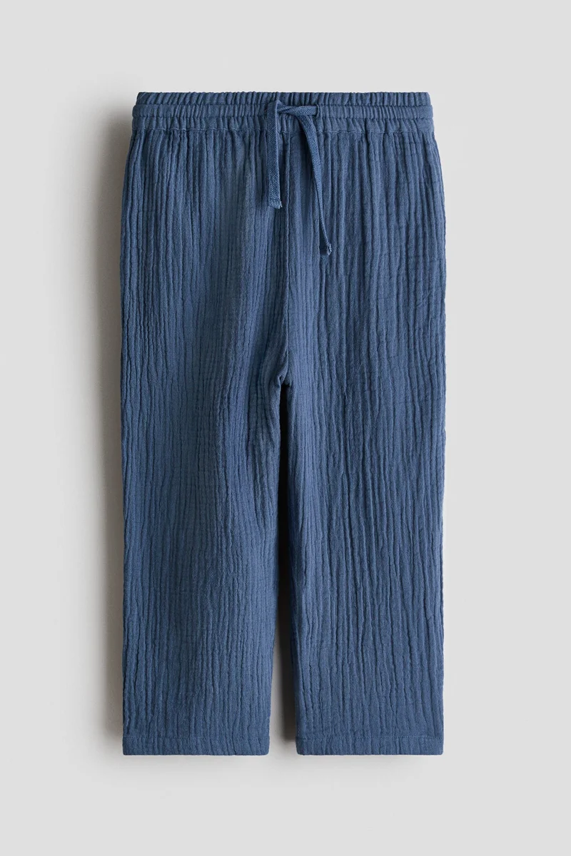 H&M Cotton muslin joggers