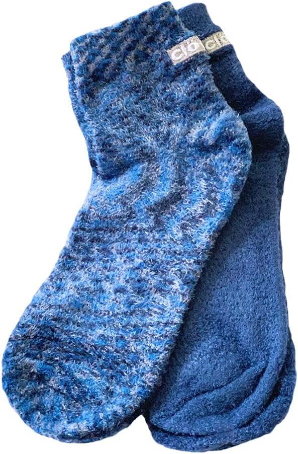 Cloudz Cloudz Natural Aloe Vera Spa Socks - Blue (2 Pairs/Assorted Solid & Patterned)
