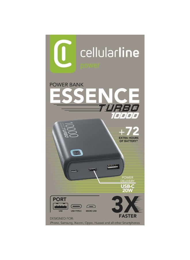 cellular line Cellularline Power bank ESSENCE Turbo 10000 - Image 2