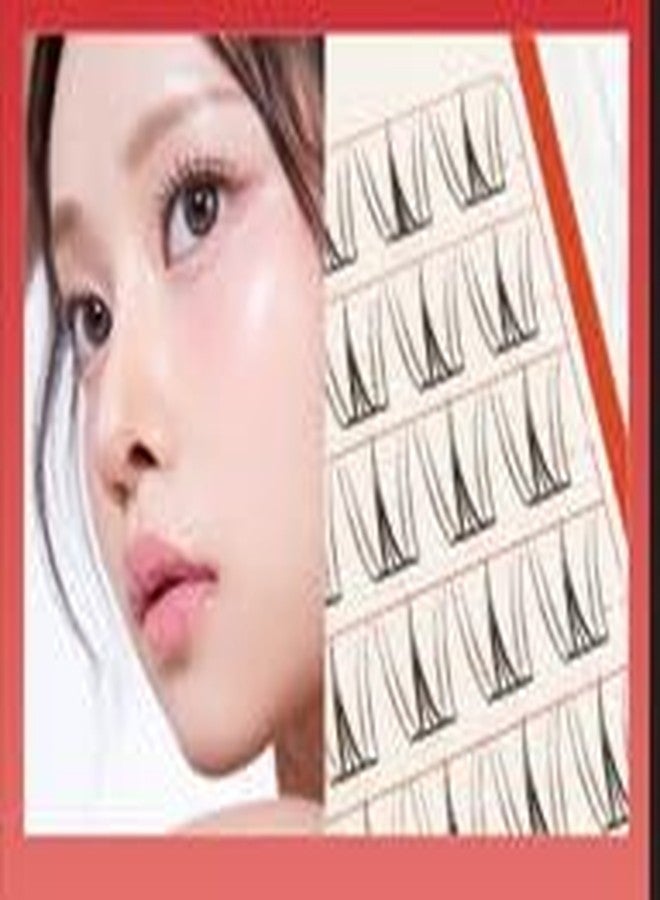 CORINGCO Self Adhesive LONG False Eyelashes, No Glue Needed, Reusable Lash Clusters, Natural Look, Assorted 12mm 13mm 14mm, K-Beauty Lashes (Cherry Coke Long) - Image 4