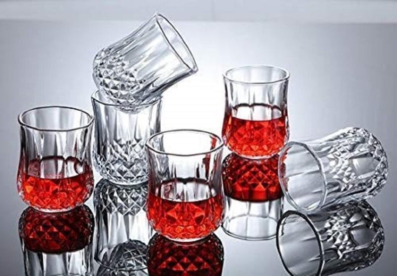 FINSTER Premium Vodka Shot Glasses Set of 12-50 ml, Transparent (Perfect for Bar and Home Collection) - Image 2