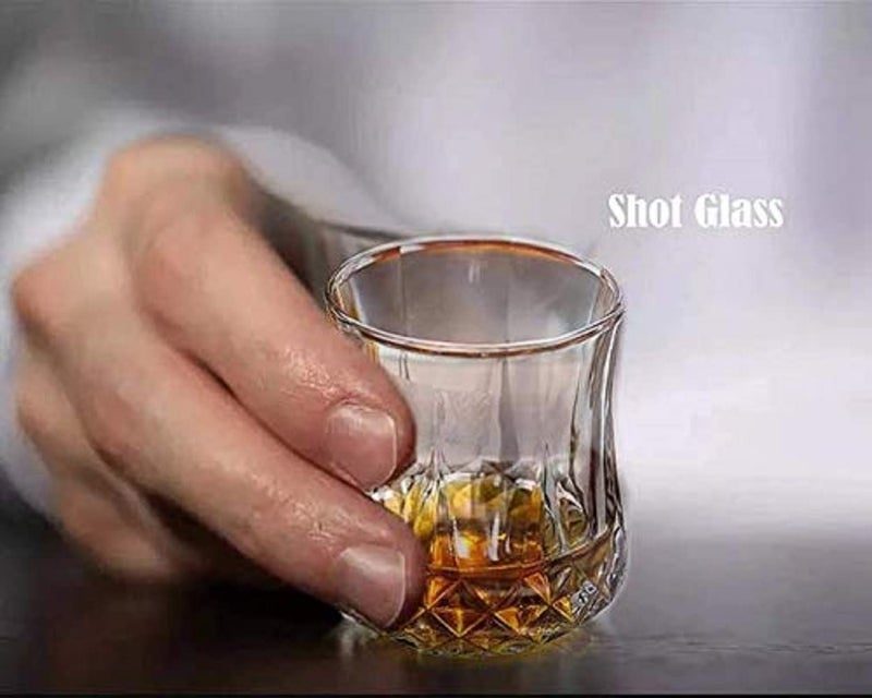 FINSTER Premium Vodka Shot Glasses Set of 12-50 ml, Transparent (Perfect for Bar and Home Collection) - Image 5