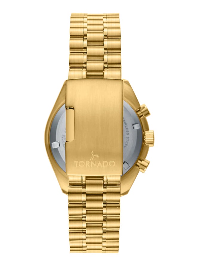 TORNADO Men's Stainless Steel Chronograph Watch T22103-GBGH - 42 mm - Image 3