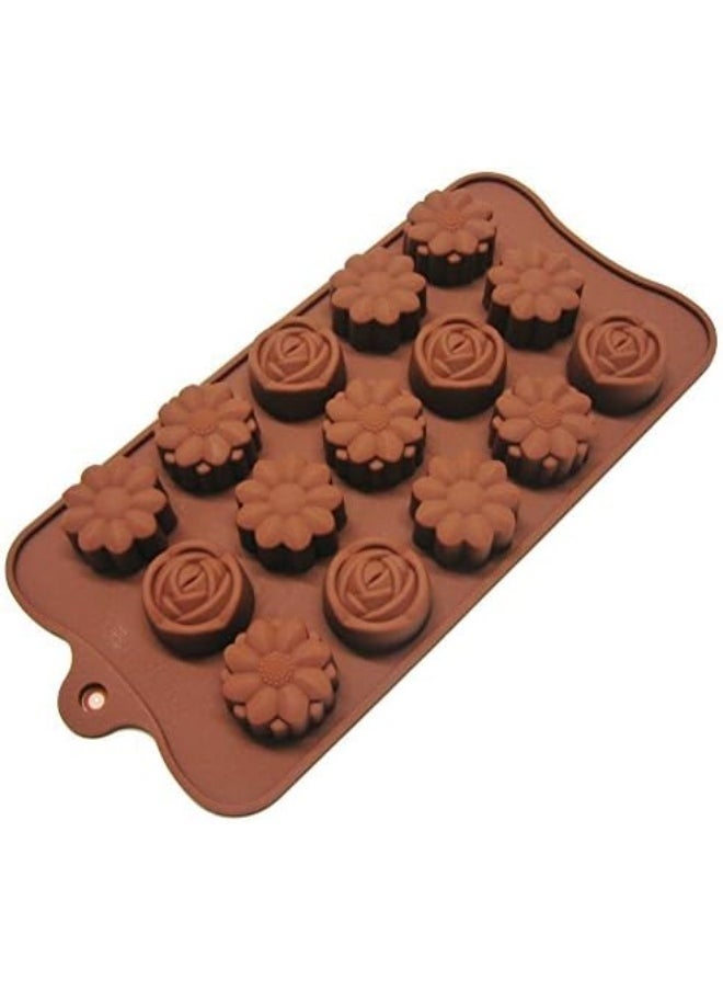 Generic - Mini Silicone Molds for Candy, Chocolate, Soap, Pudding, Non-stick Silicone Baking Molds, Ice Cube Tray for Freezer - Image 1