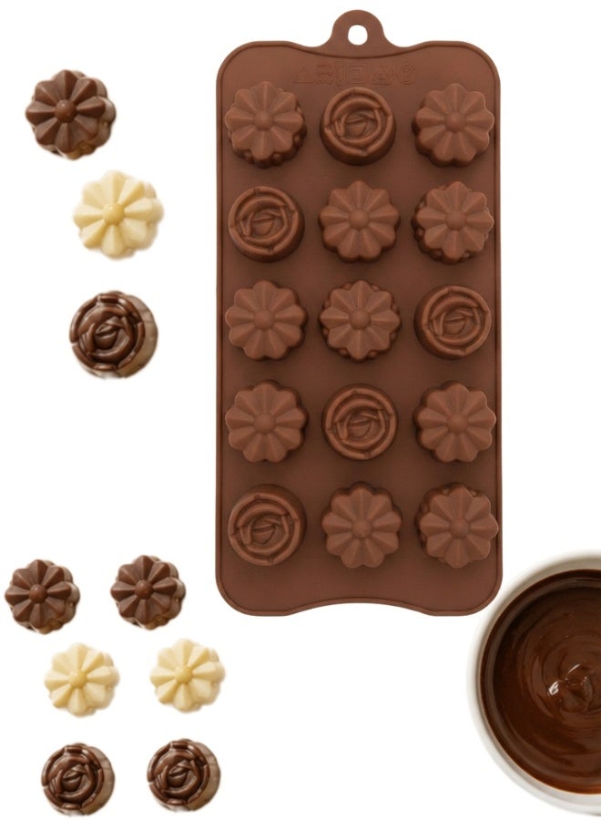 Mini Silicone Molds for Candy, Chocolate, Soap, Pudding, Non-stick Silicone Baking Molds, Ice Cube Tray for Freezer - Image 1