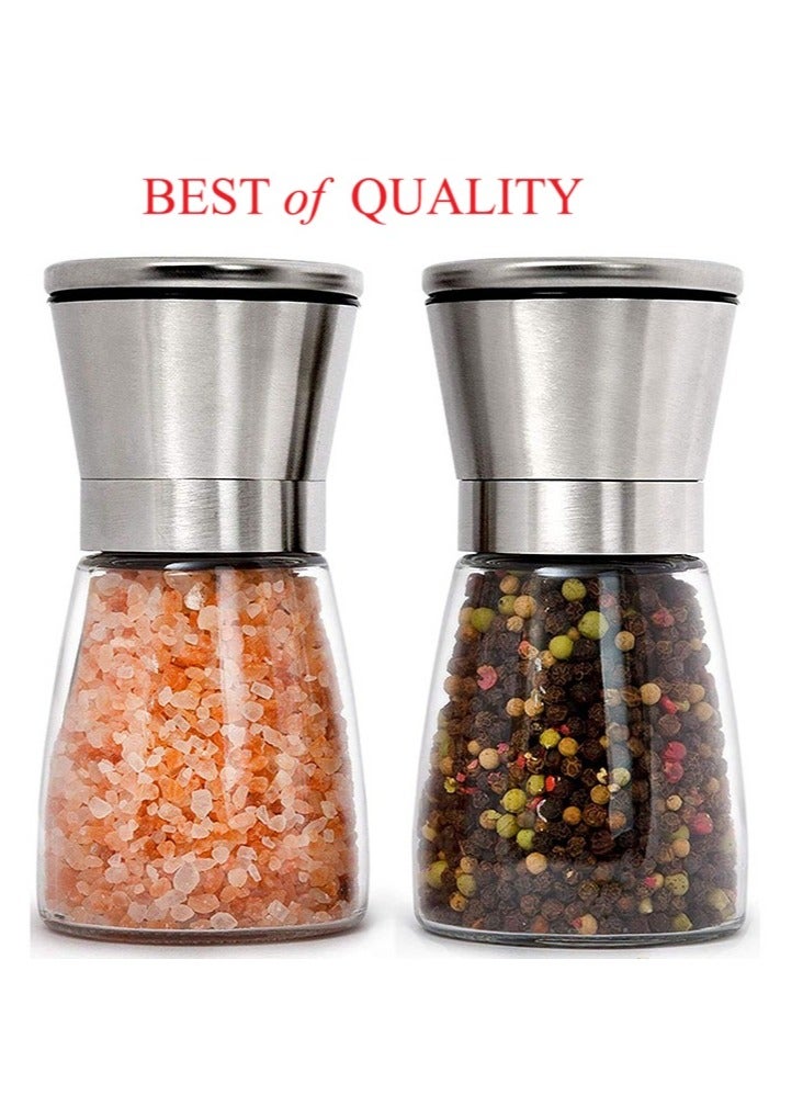 wncon best Pepper Mill or Manual Pepper Grinder or Pepper mill for Kitchen Spices, Chili, Himalayan Salt, Herbs, Seasoning - Image 1