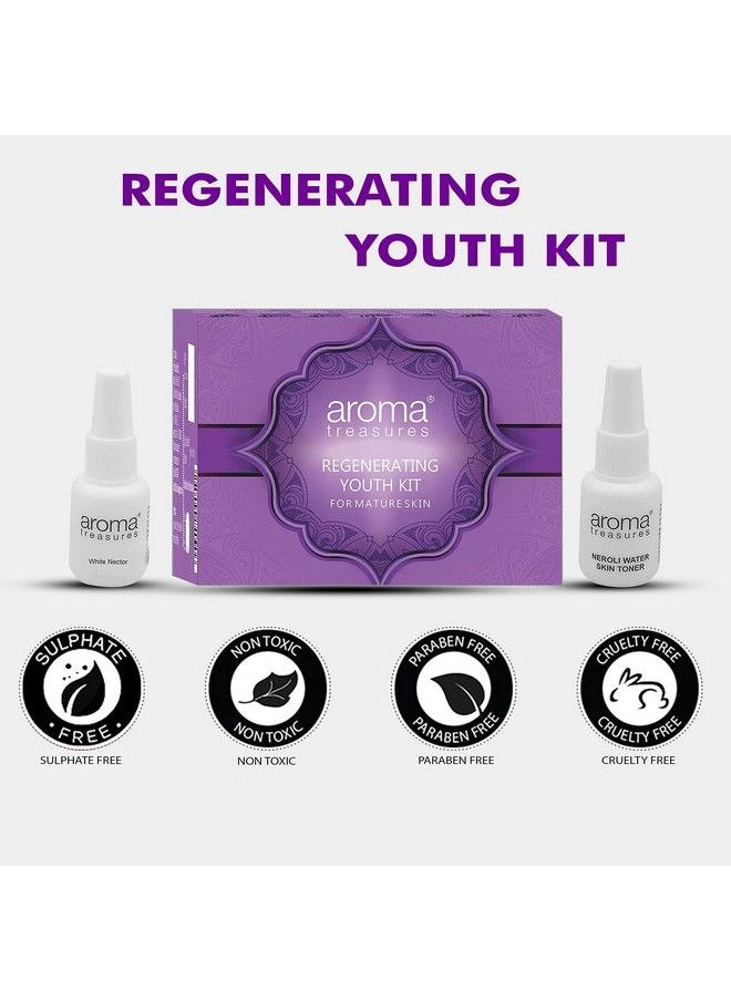 Aroma Treasures Regenerating Youth Anti Ageing Facial Kit For Women Men; Skin Tightening Anti Wrinkle; Suitable For All Skin Types  - Image 3