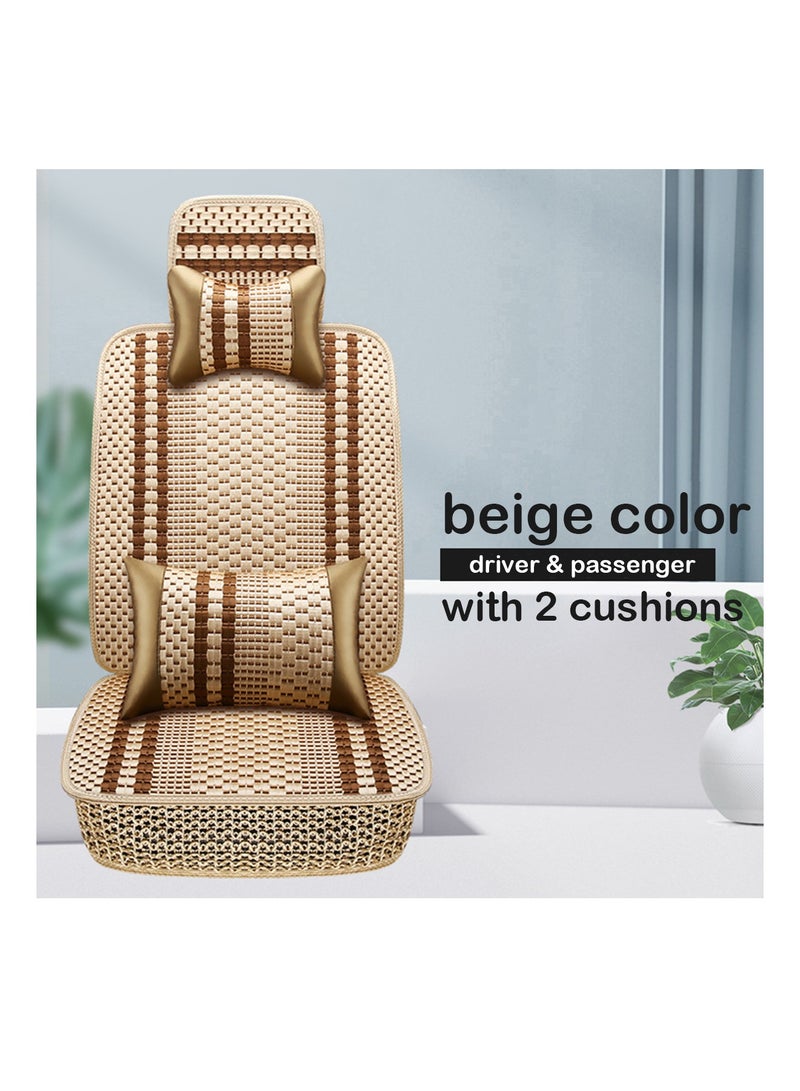 Car Seat Cover, 2PCS Car Seat Protector with Cushion, Front Car Seat Covers for Universal Vehicle, SUV, Truck, Vans, Sedans - Image 2