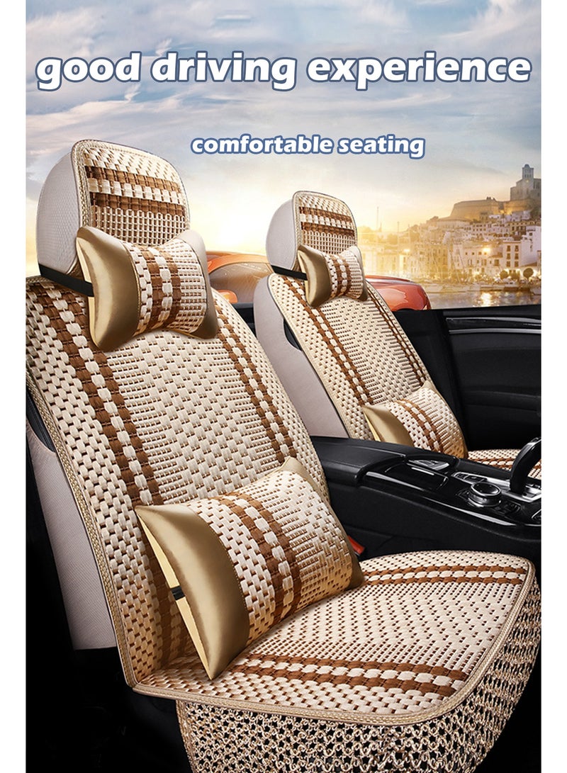 Car Seat Cover, 2PCS Car Seat Protector with Cushion, Front Car Seat Covers for Universal Vehicle, SUV, Truck, Vans, Sedans - Image 4