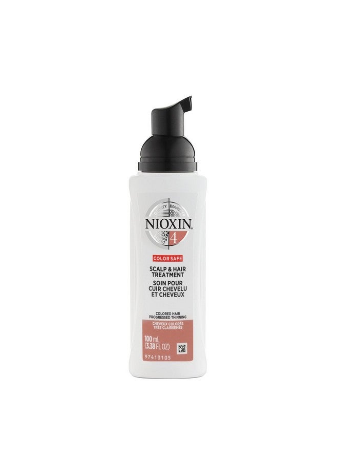 Nioxin System 4 Scalp & Hair Leavein Treatment Restore Hair Fullness Prevent & Relieve Dry Scalp Symptoms For Color Treated Hair With Progressed Thinning 3.4 Oz - Image 1