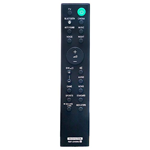 Allimity RMT-AH500U Remote Control Replacement for Sony Sound Bar HT-S350 HT-SD35 SA-WS350 SA-S350 SA-WSD35 SA-SD35 HTS350 HTSD35 SAWS350 SAS350 SAWSD35 SASD35 - Image 1