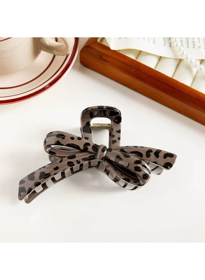 Goolsky 2 Large Geometric Hair Clips, Elegant Bow, Mixed Colors, Plastic, Hair Accessories, Valentine's Day Hair Ornament Set - Image 5