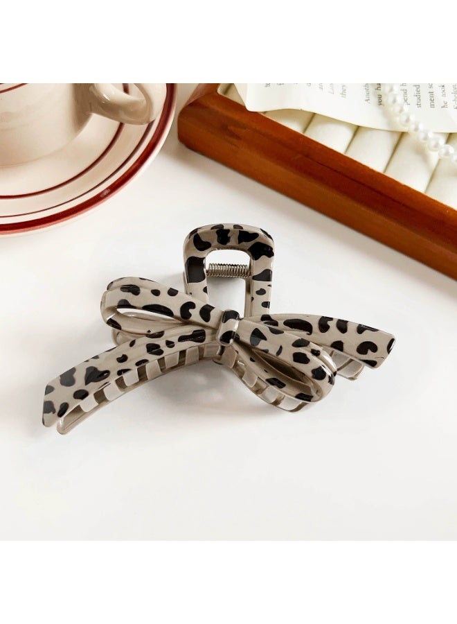 Goolsky 2 Large Geometric Hair Clips, Elegant Bow, Mixed Colors, Plastic, Hair Accessories, Valentine's Day Hair Ornament Set - Image 4