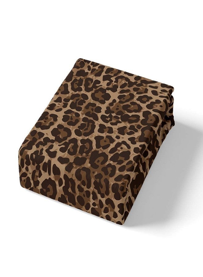 Erosebridal Leopard Print Comforter Cover Queen Cheetah Bedding Set Geometric Duvet Cover African Safari Animal Quilt Cover for Kid Boy Men Room Decorative Ultra Soft Breathable - Image 2