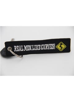 ZAP Real Men Like Curves Key Tag with  Embroidery  - Image 3