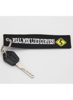 ZAP Real Men Like Curves Key Tag with  Embroidery  - Image 4
