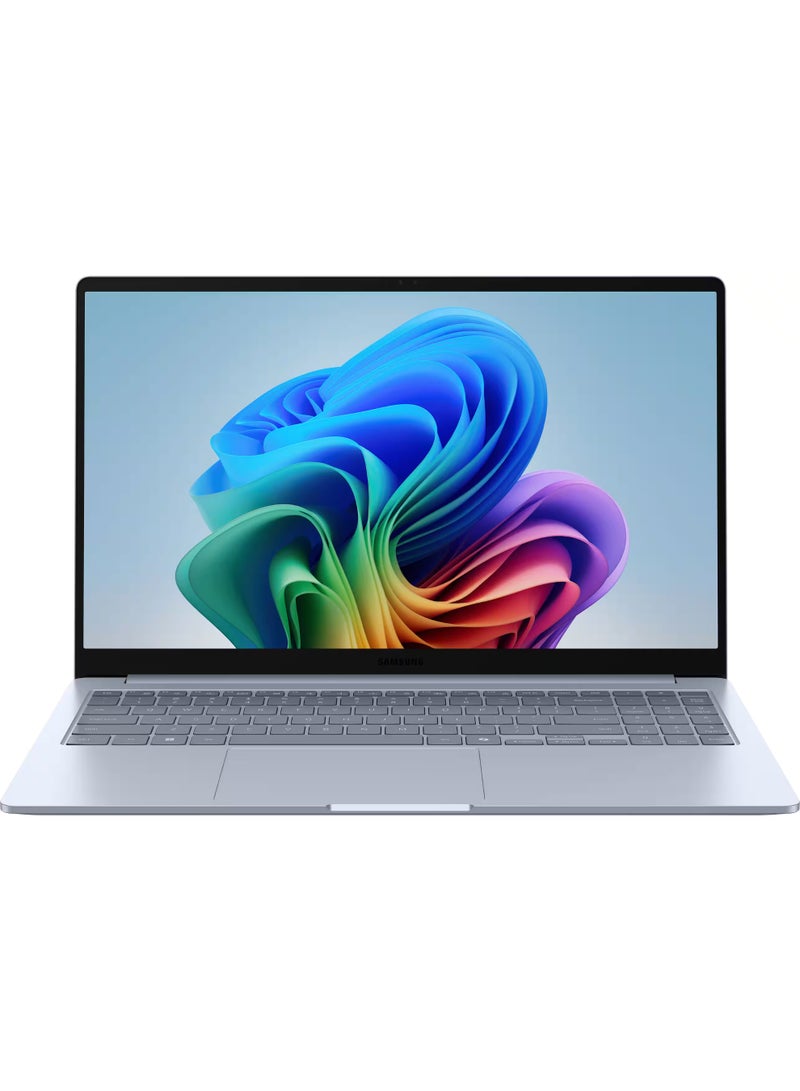Samsung Galaxy Book4 Edge 15.6" Laptop Snapdragon X X1-26-100 16GB LPDDR5X RAM 512GB eUFS Storage FHD LED Display Qualcomm Adreno Graphics Copilot+ PC Windows 11 Home Sapphire Blue International English Sapphire Blue - Image 1