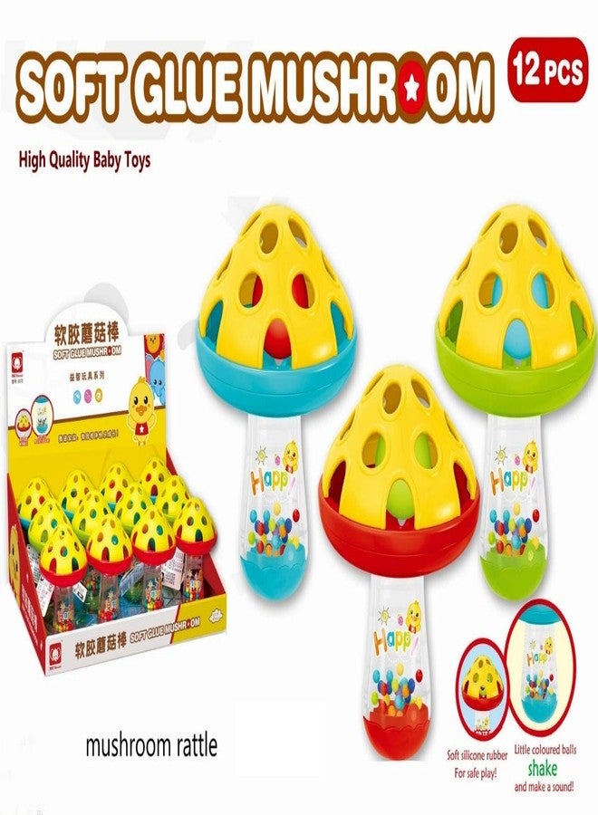 Quasar Colorful Mushroom Tree Rattles for Baby Made in Safe Non-Toxic Attractive Rattle for New Born Baby Children and Toddlers Best for Baby First Toys (Pack of 1) - Image 4