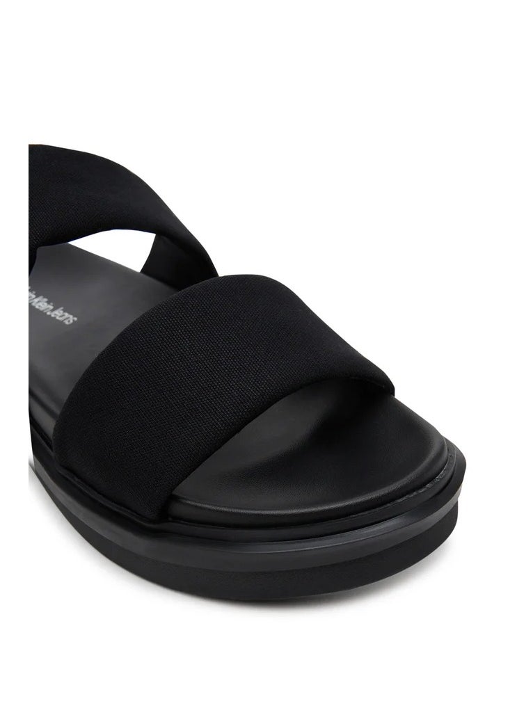 Flat Sandals With Double Bar