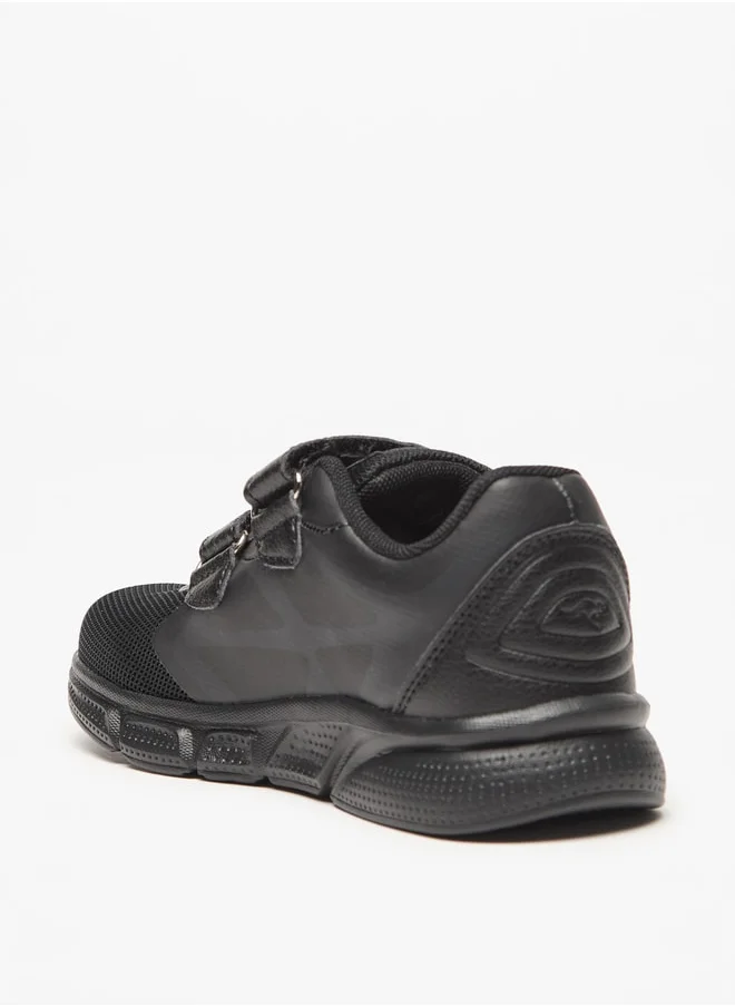 كانغاروس Boys Textured Sports Shoes With Hook And Loop Closure