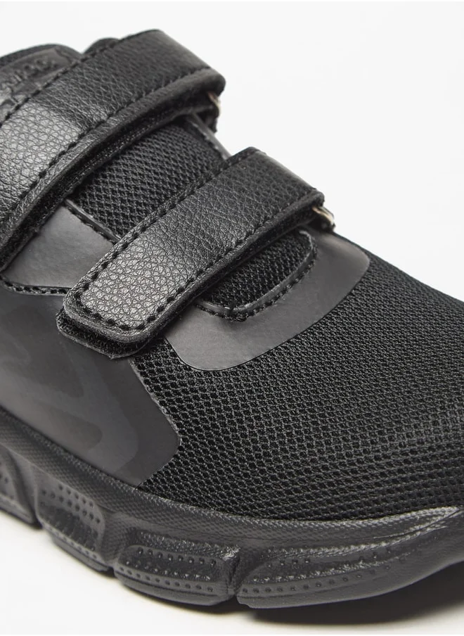 كانغاروس Boys Textured Sports Shoes With Hook And Loop Closure