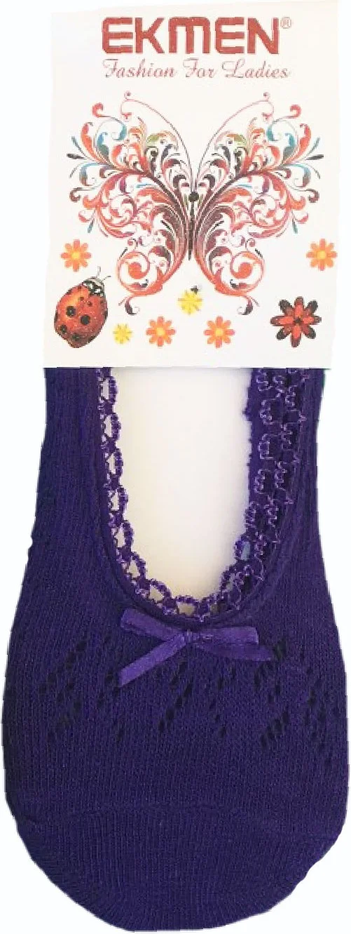 هيبسين راكيب Competing All Women Ballerina Socks Colorful Cotton Air Conditioned Bow Tied Economical