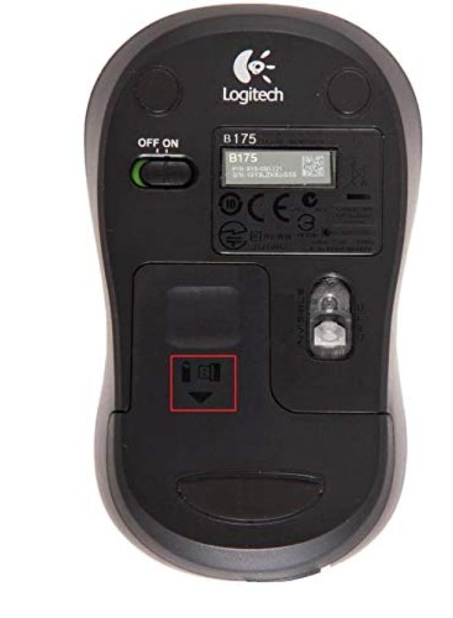 Logitech Renewed - B175 Wireless Mouse BLACK - Image 2