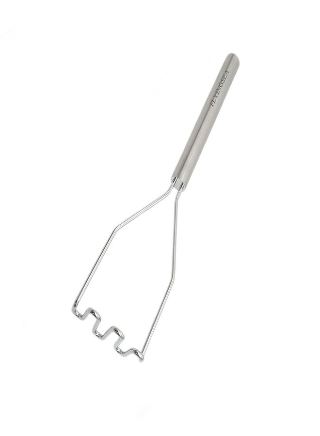 FLYINGSEA Potato Masher,Vegetable Masher,Small Masher,Professional 18-8 Stainless Steel Potato Masher.Cooking And Kitchen Tools.Ergonomic,Perfect for Mashed Potatoes,Vegetables,Beans,Dishwasher Safe - Image 1