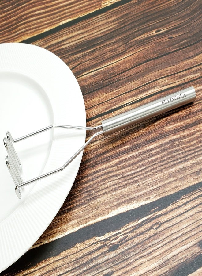 FLYINGSEA Potato Masher,Vegetable Masher,Small Masher,Professional 18-8 Stainless Steel Potato Masher.Cooking And Kitchen Tools.Ergonomic,Perfect for Mashed Potatoes,Vegetables,Beans,Dishwasher Safe - Image 5