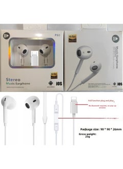 Wired Headphones for Apple Fourth Generation Headphones Huawei Xiaomi TYPEC In-Ear Oppo Wired Headphones Fourth generation Pingguo cracked plastic color box