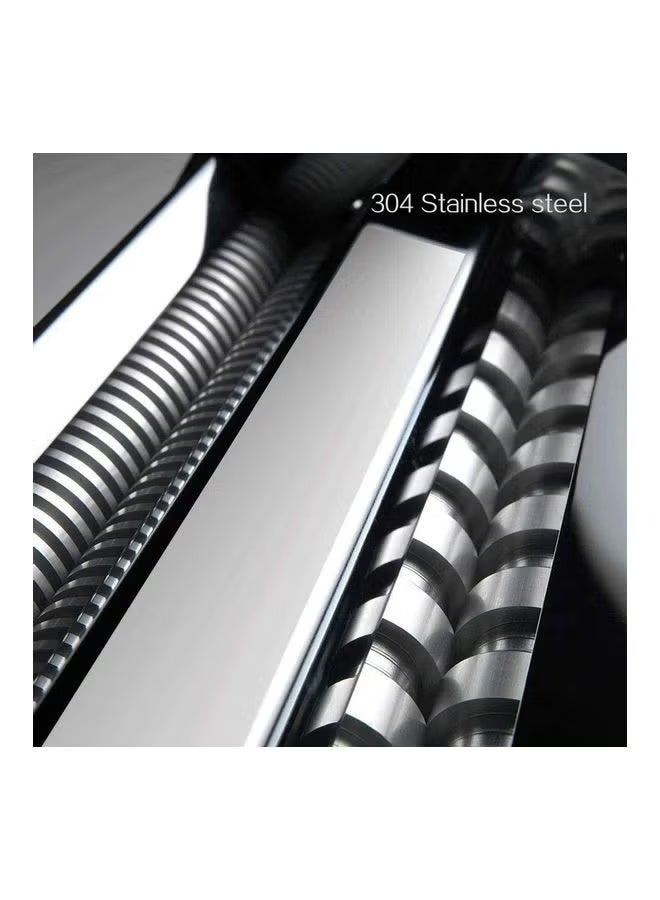 TOSCANA U Stainless Steel Manual Pasta Maker with Adjustable Thickness Settings - Image 2