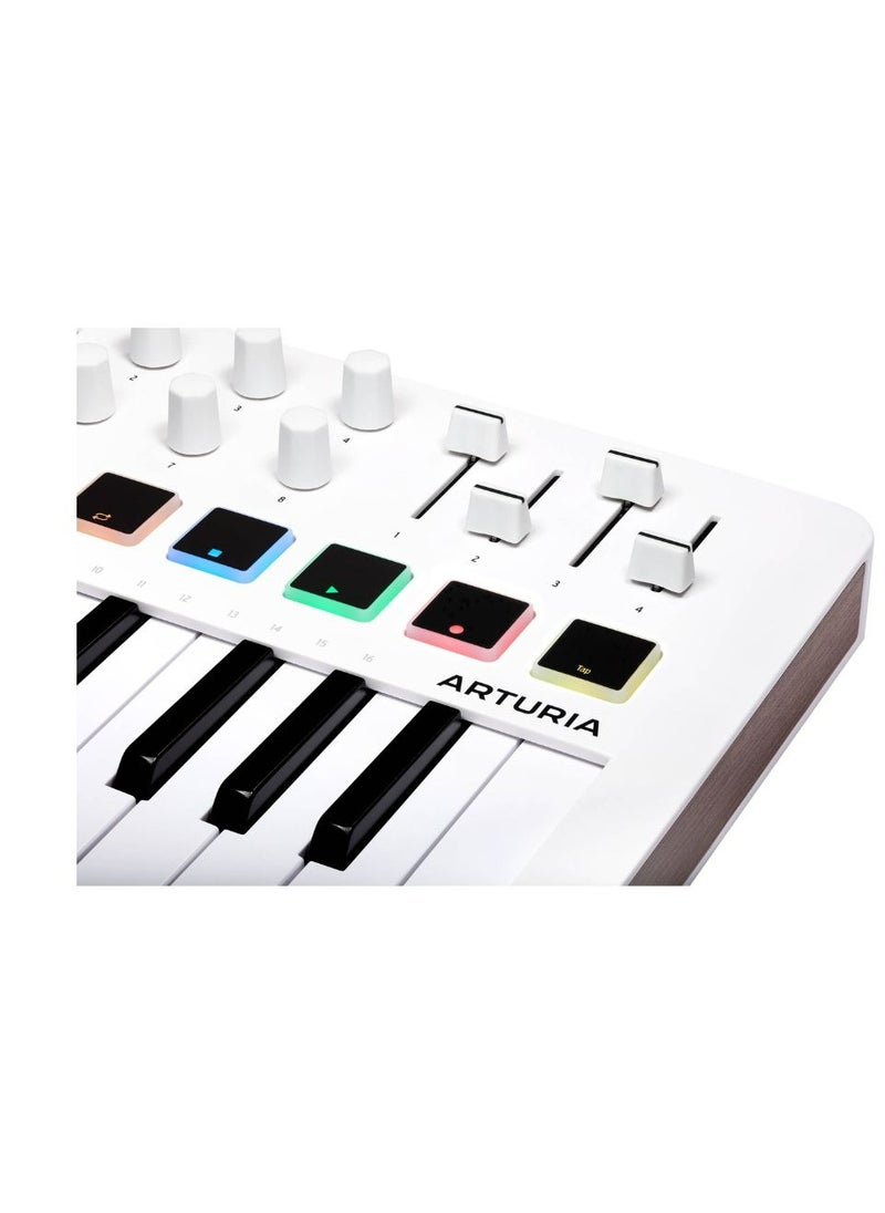 Arturia - Arturia MiniLab MK3 25 Slim-key Controller- White - Image 1