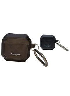 SPIGEN SGP AirPods 4th Generation Silicon Case, Compatible with AirPods 4 Gen (2024) (USB-C), Compatible with MagSafe, Drop Protection Cover with Lanyard, Orbit Hybrid Silicon Case, Black  - Image 4