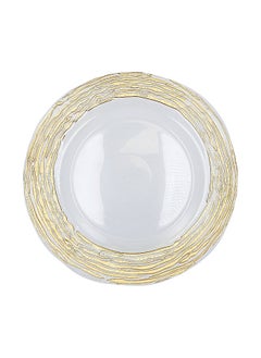 La Mesa La Mesa gold glass charger plate 13"  - Image 2