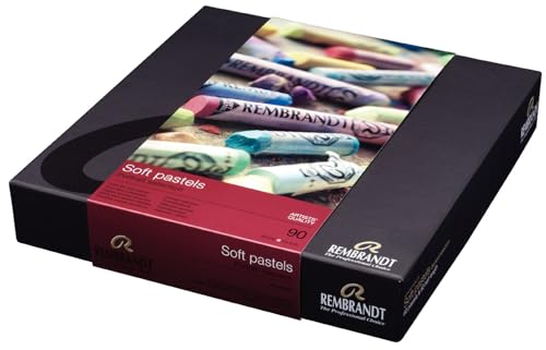 Rembrandt Royal Talens Soft Pastels Half General Set, 90 Stick Set - Image 4