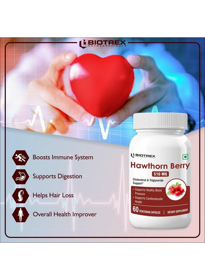 Biotrex Nutraceuticals Biotrex Hawthorn Berry 510mg - 60 Veg Capsules - Image 5
