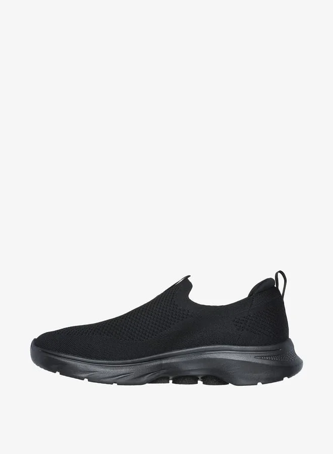 SKECHERS Men's Textured Slip-On Walking Shoes - GO WALK 7