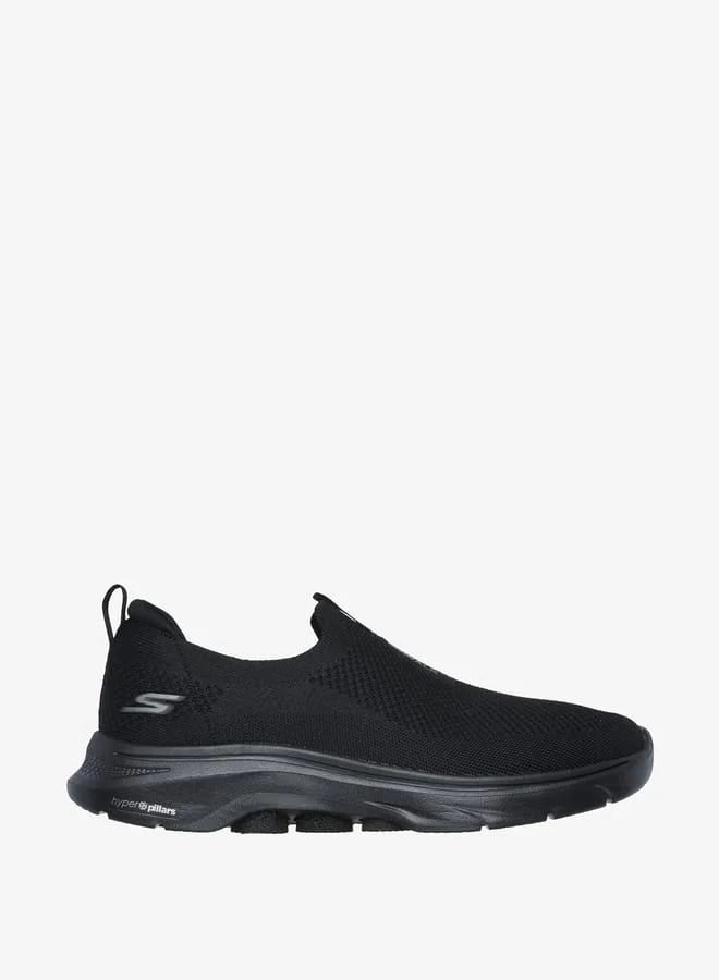 SKECHERS Men's Textured Slip-On Walking Shoes - GO WALK 7