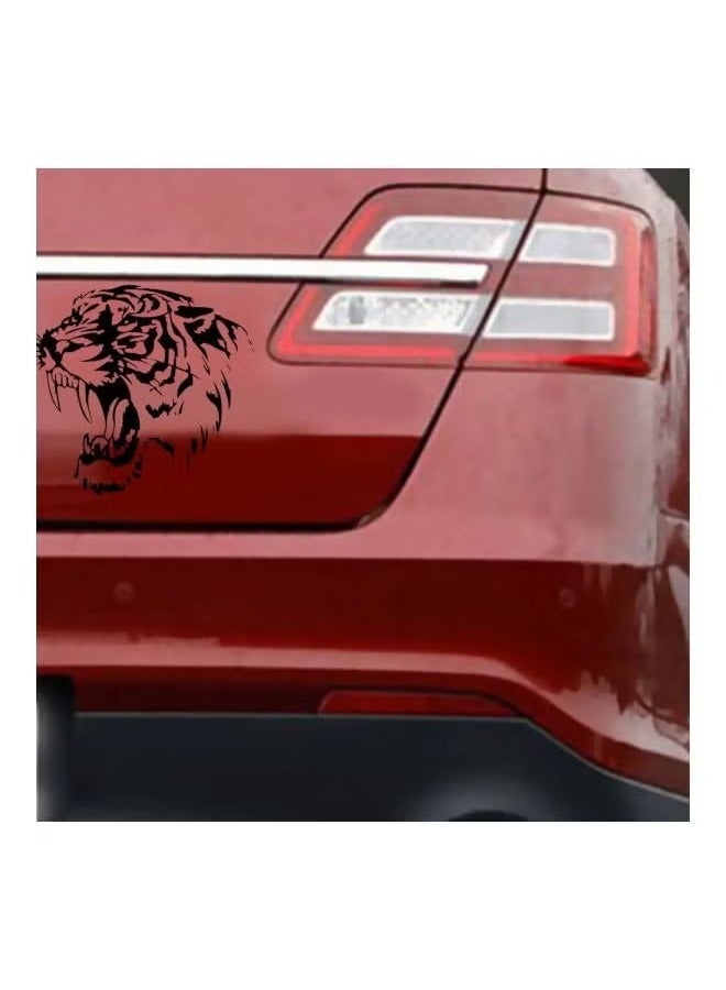Reflective Tiger Head Car Decal Sticker - Image 4