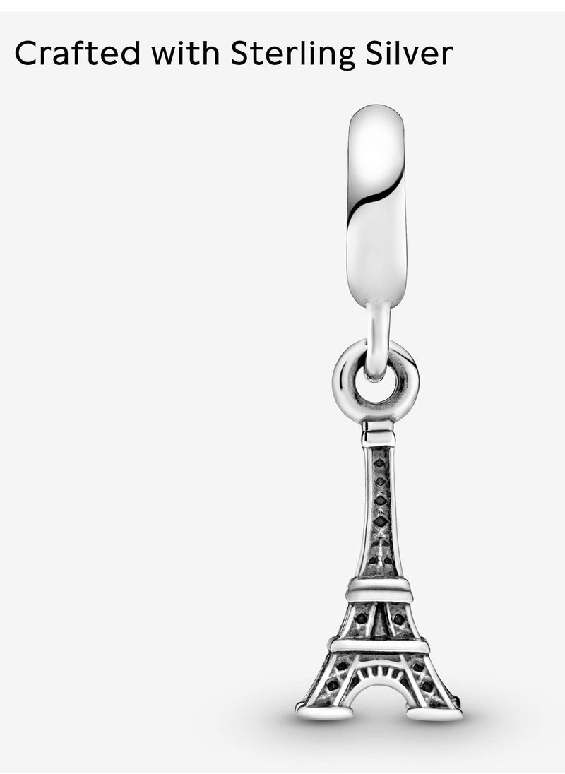 Pandora Violet PANDORA Jewelry Eiffel Tower Sterling Silver Pendant  - Image 3