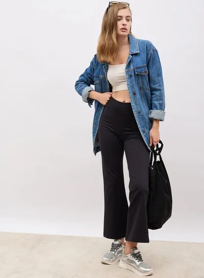 ستايلي ليجنز بخصر مطاطي وأرجل واسعة