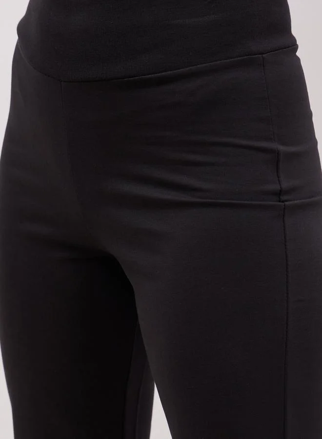 Styli Elasticated Waistband Flared Leggings