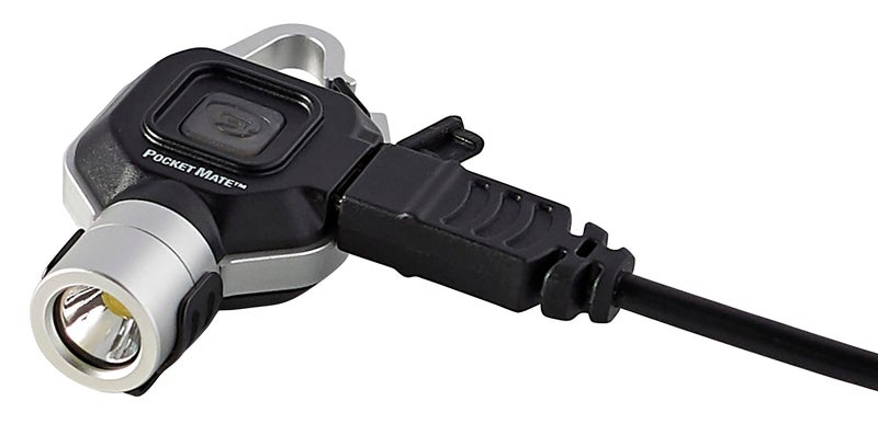 Streamlight 73300 Pocket Mate 325-Lumen Keychain/Clip-on USB Rechargeable Flashlight, Silver - Image 5