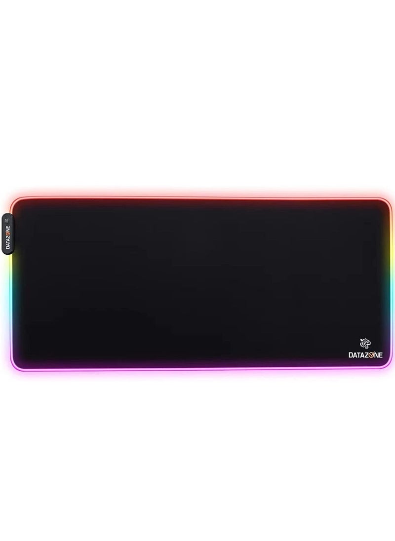 Datazone - 900x400x4mm Gaming RGB Mouse Pad, Smooth Keyboard and Mouse Pad for Computers - Image 1