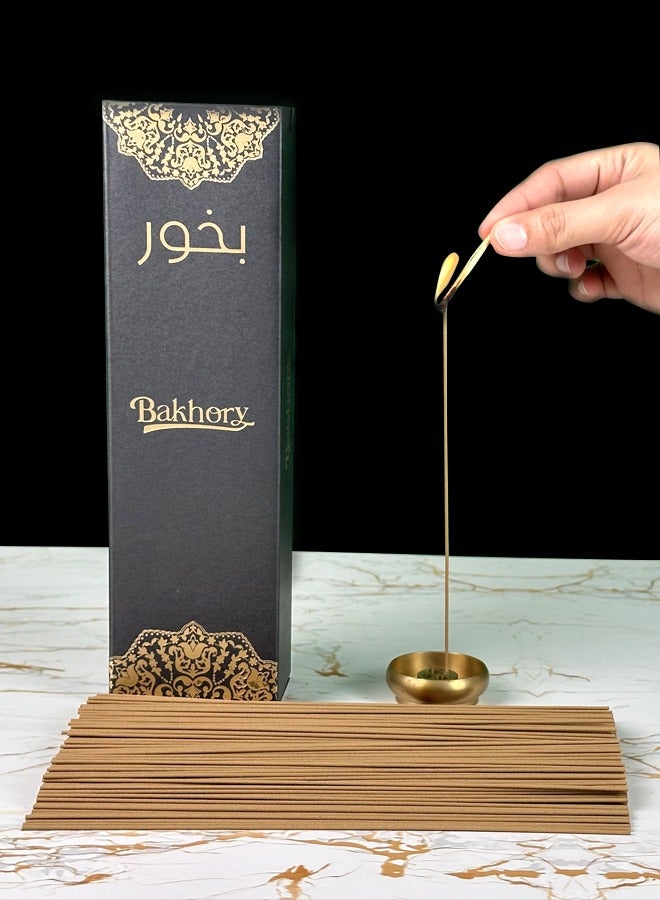بخورى أعواد بخور العود الكمبودي 417 عصي، خشب العود النقي للمكتب والمنزل واليوجا والتأمل، 100 جرام - Image 4