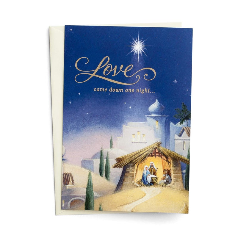 Dayspring Love Came Down One Night 50 Christmas Boxed Cards King James Version