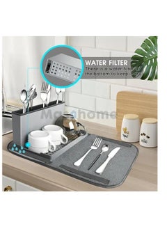 Generic Drying mat dish towel, organizer of plates, cups, spoons, forks and knives  - Image 1