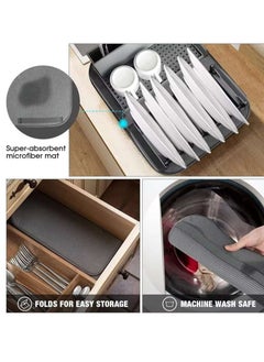 Generic Drying mat dish towel, organizer of plates, cups, spoons, forks and knives  - Image 4