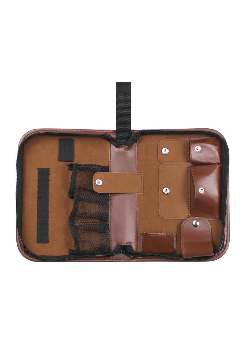 SYOSI Golf Accessory Case PU Golf Accessories Bag, Hard Case Organizer with Storage Slots for Tees, Divot, Ball Markers and Golf Essentials, Golf Gifts for Golfers  - Image 4